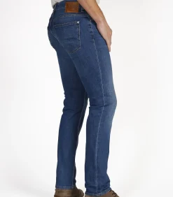 LC112 Core Mid Blue - Straight Jeans