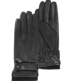 Leren handschoenen voor heren Zwart
