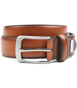 Leren Riem Polish Cognac