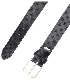 Leren Riem Roma Donkerblauw