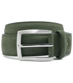 Leren Riem Suede Groen