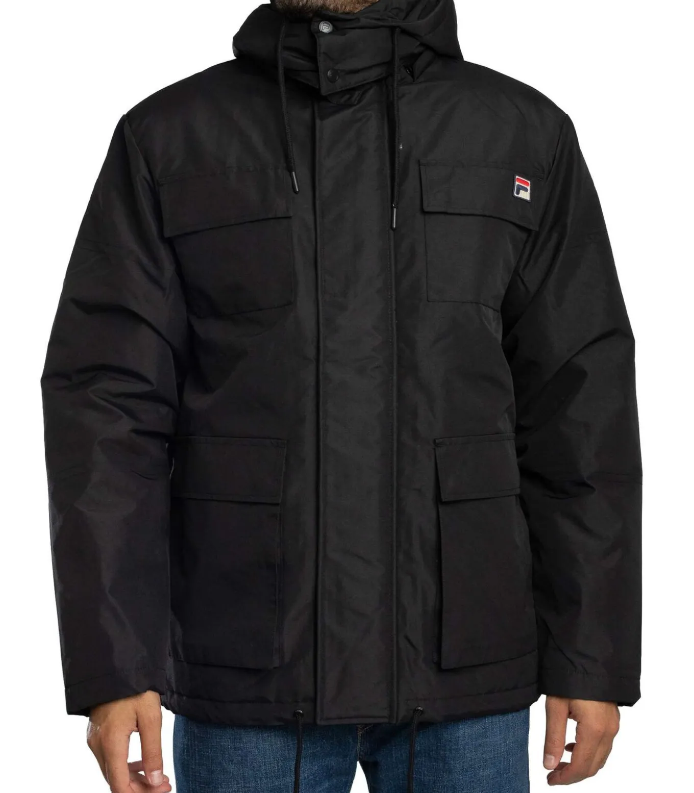 Liam Cargo Pockets Gewatteerde Jas