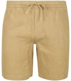 Linnen Beach Shorts Beige