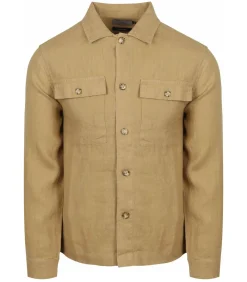 Linnen Overshirt Beige