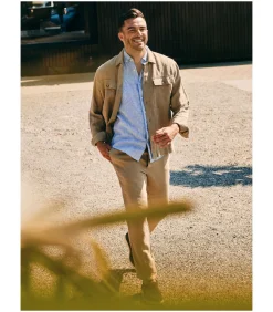 Linnen Overshirt Beige