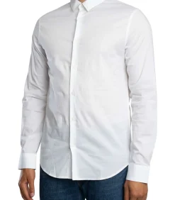 Logo Geweven Slim-Fit Overhemd