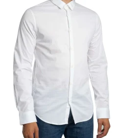 Logo Geweven Slim-Fit Overhemd