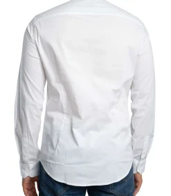 Logo Geweven Slim-Fit Overhemd