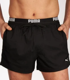 Logo Short Zwembroek Heren Zwart