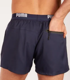 Logo Short Zwembroek Heren Navy