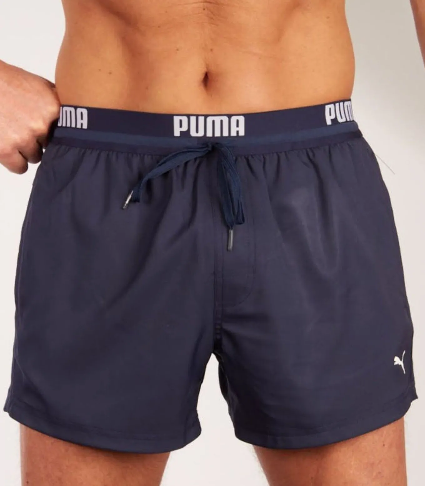 Logo Short Zwembroek Heren Navy