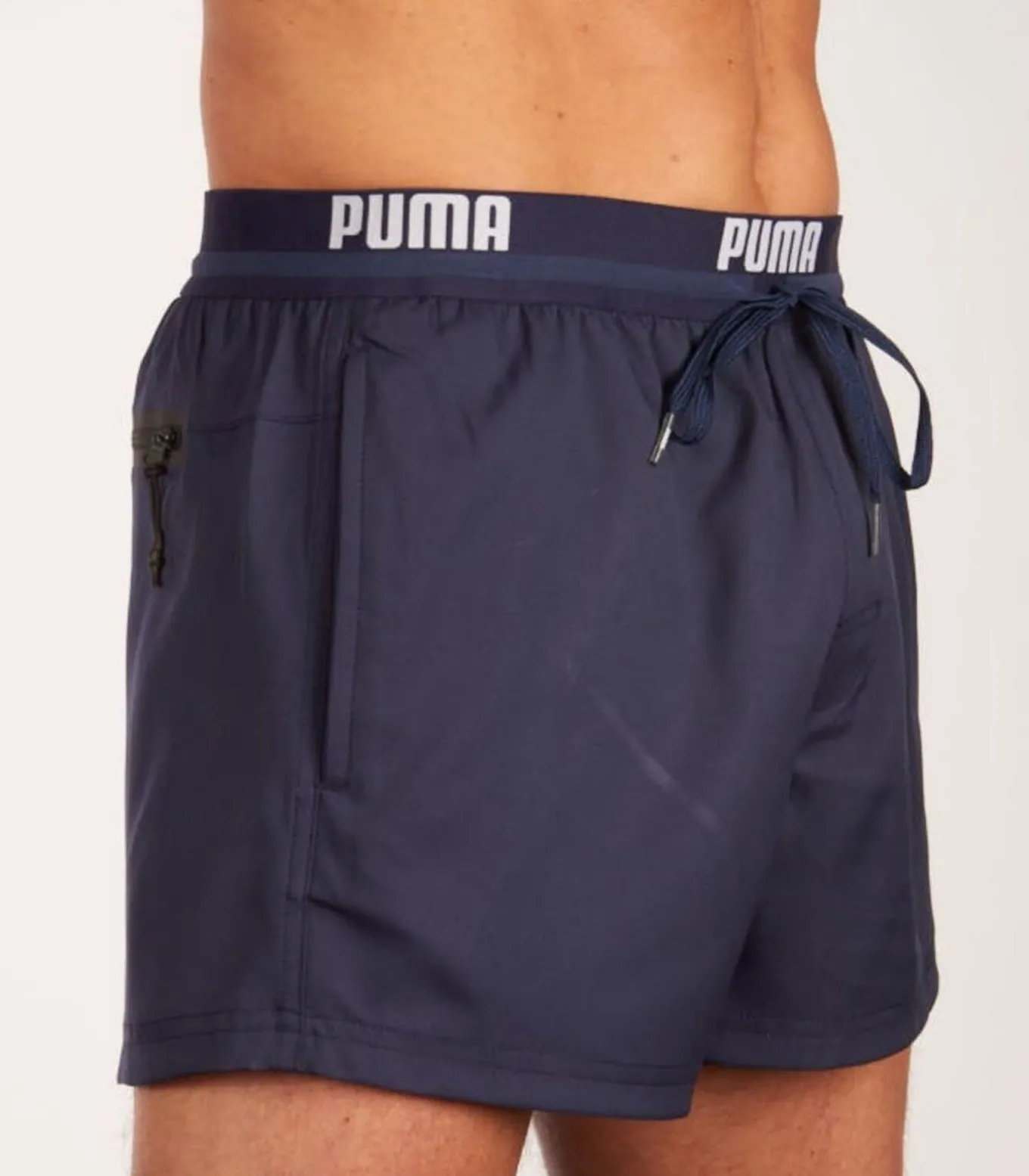 Logo Short Zwembroek Heren Navy