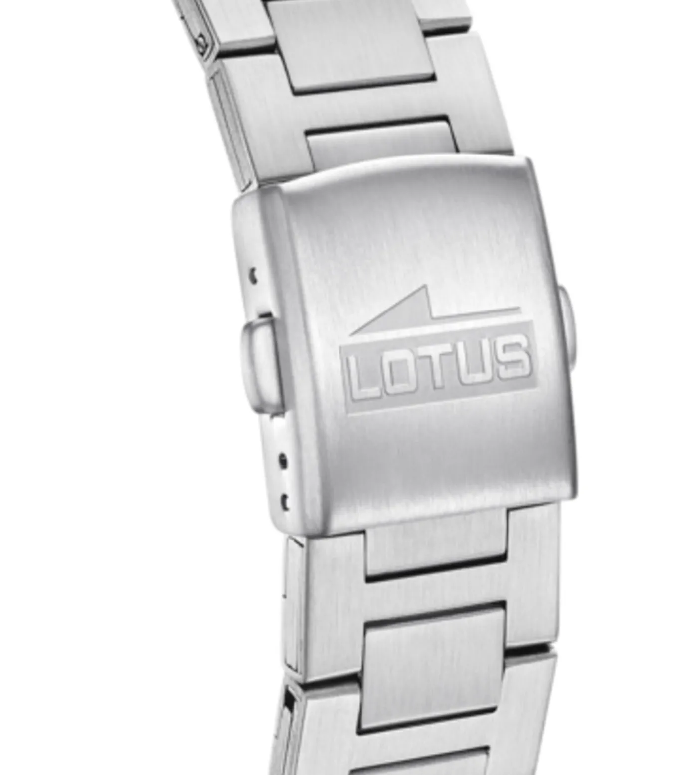 Lotus heren blauw 316l roestvrij staal horloge armband
