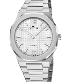 Lotus heren zilver horloge