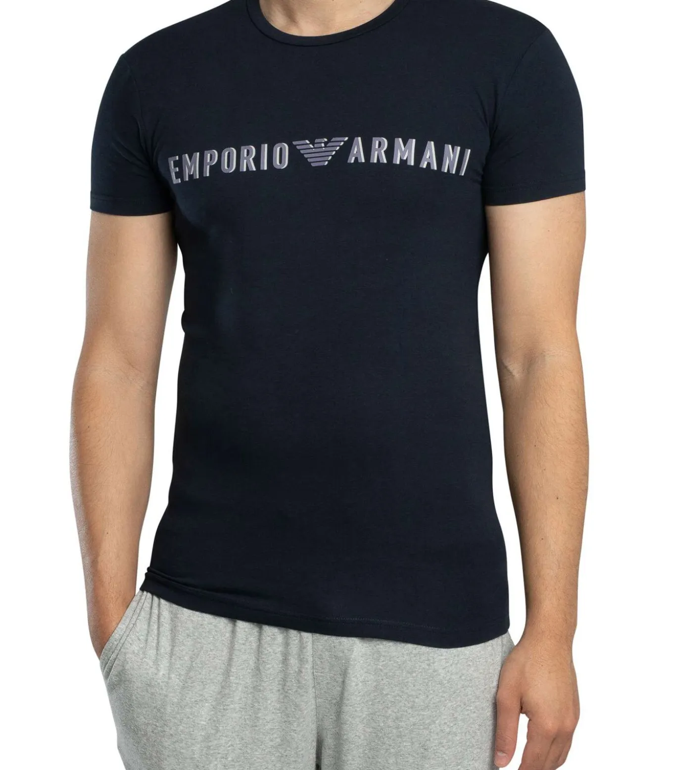 Lounge Mega Logo T-Shirt Met Ronde Hals