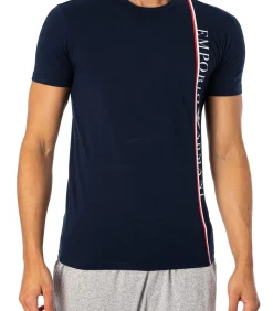 Lounge Organisch T-Shirt Met Logo Aan De Zijkant