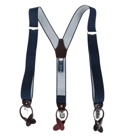 Luxe Bretel Navy-Wit