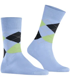 Manchester Sok Ruit Blauw 6258