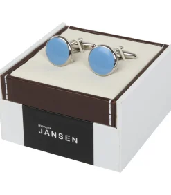 Manchetknoop Rond Blauw NR92