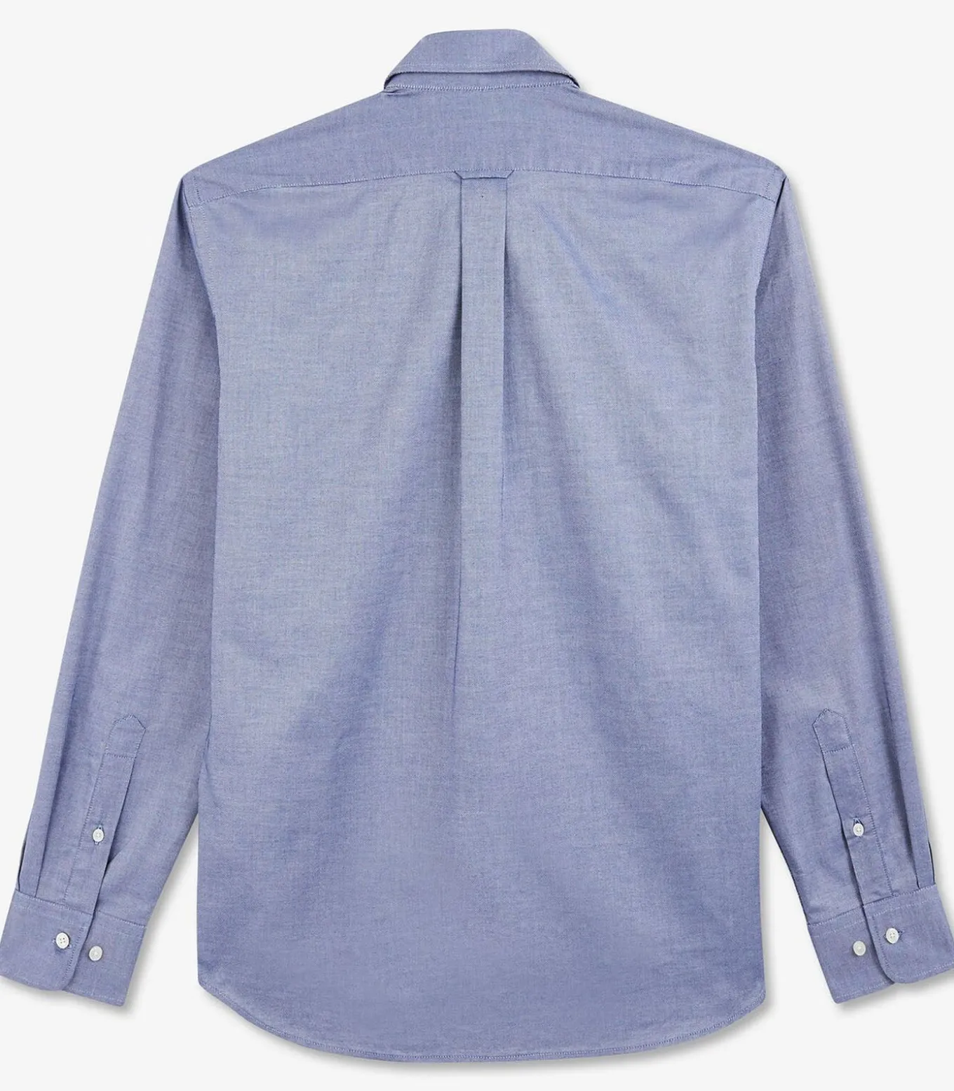Marineblauw katoenen shirt