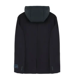 Marineblauwe blazer Harby met Polo Club-logo