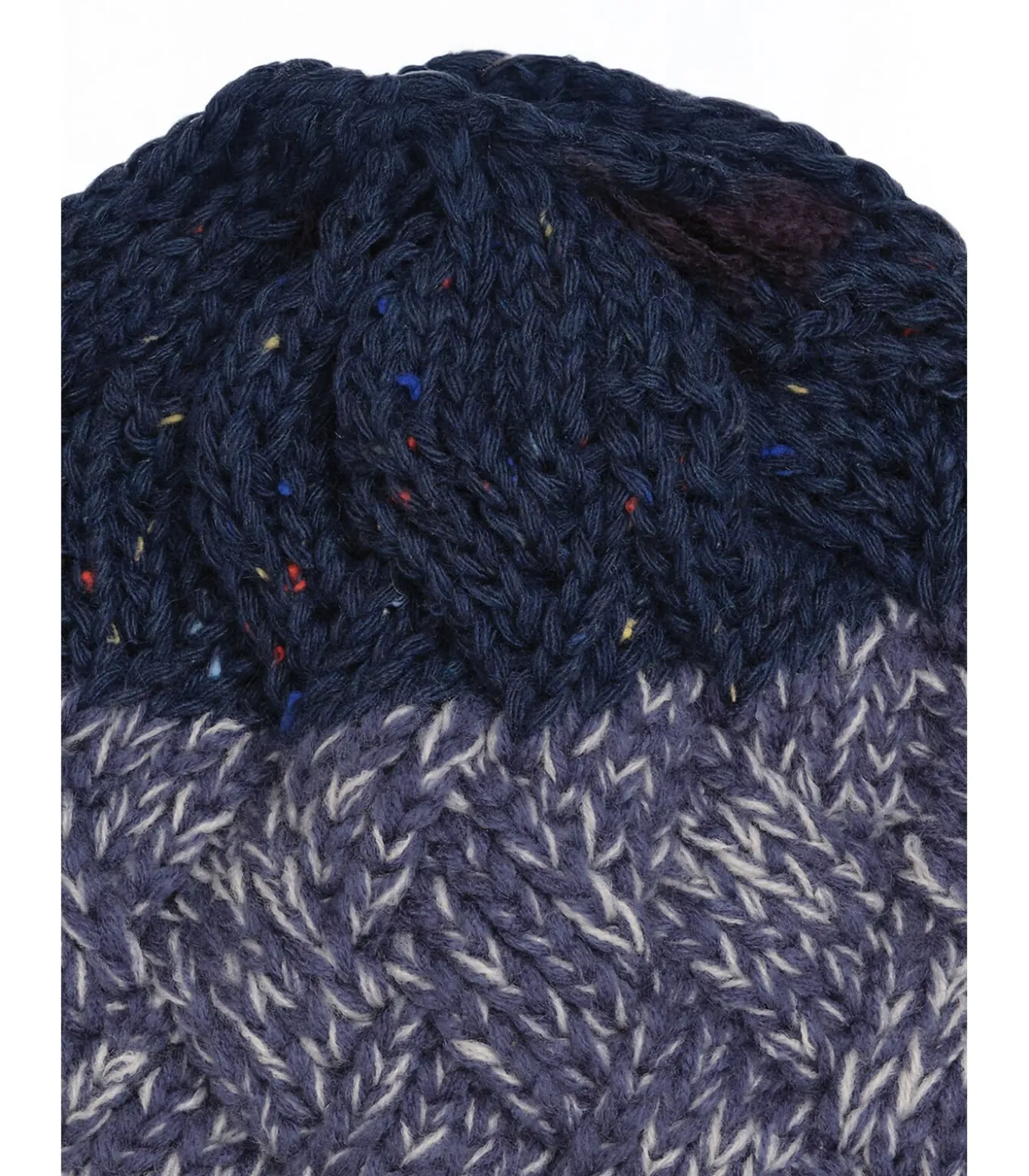 Marineblauwe herenhoed met pompon