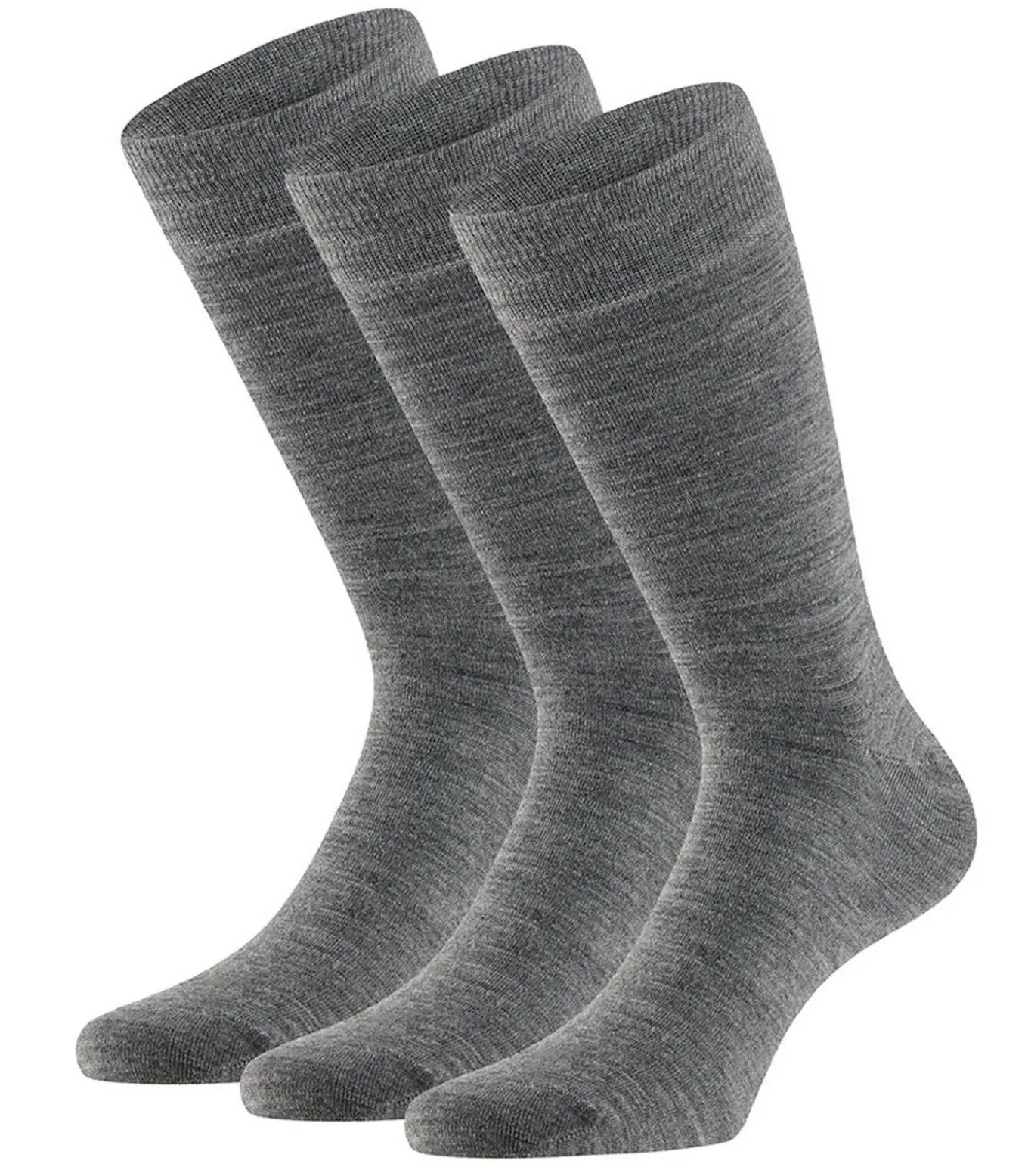 Merinowollen Sokken - 3 paar - Grey Melange