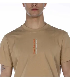 Mirror Logo Tee Beige