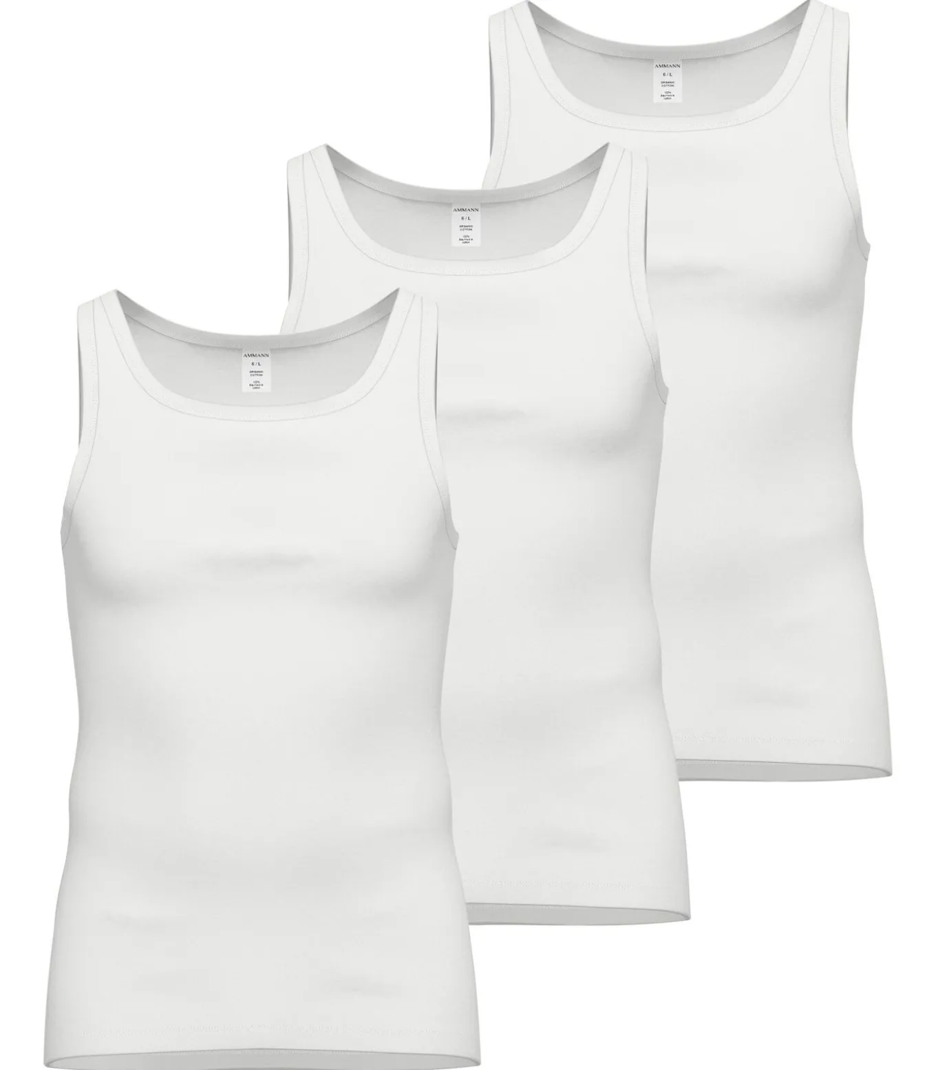 Onderhemd Feinripp Unterhemd 3P Set van 3