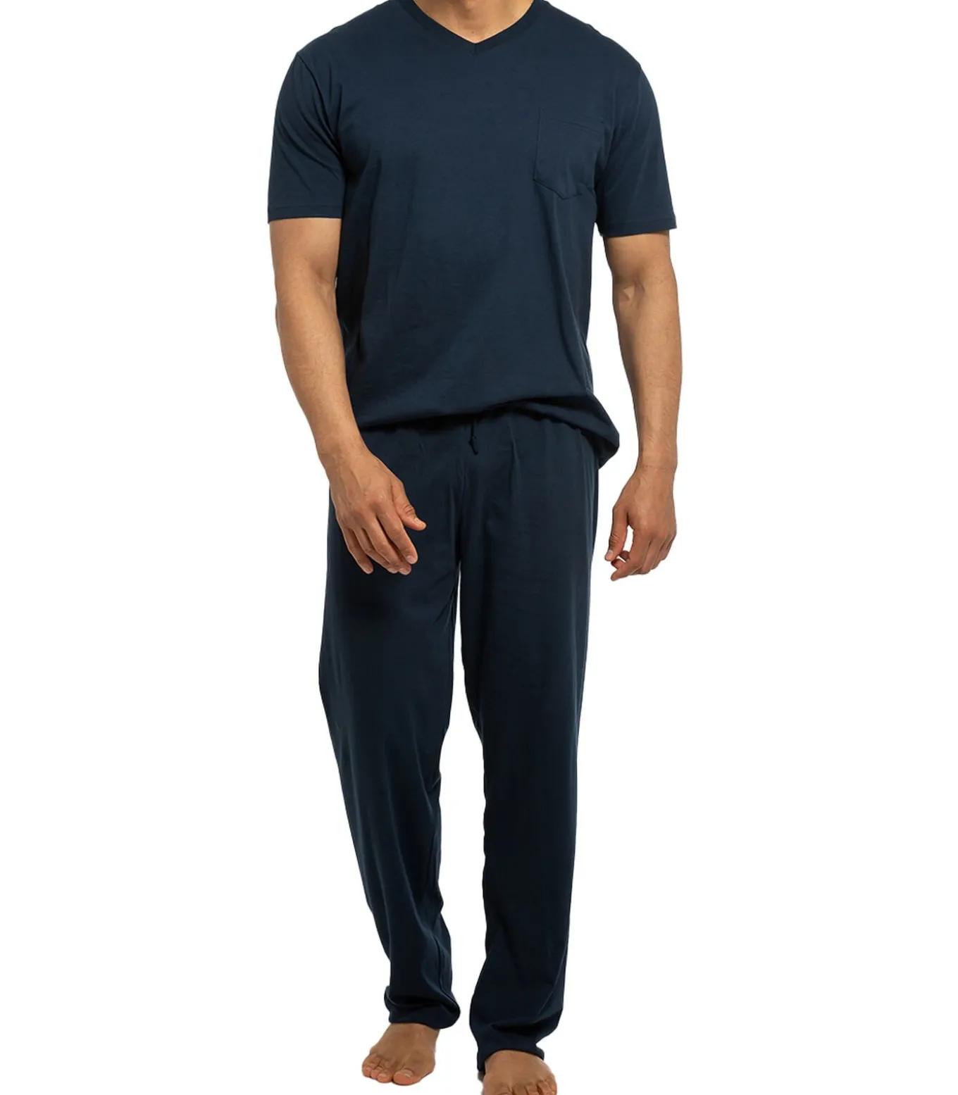 Organic Cotton - pyjama t shirt met broek lang