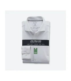 Overhemd 24/7 Jersey Modern Fit Wit