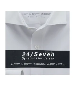 Overhemd 24/7 Jersey Modern Fit Wit