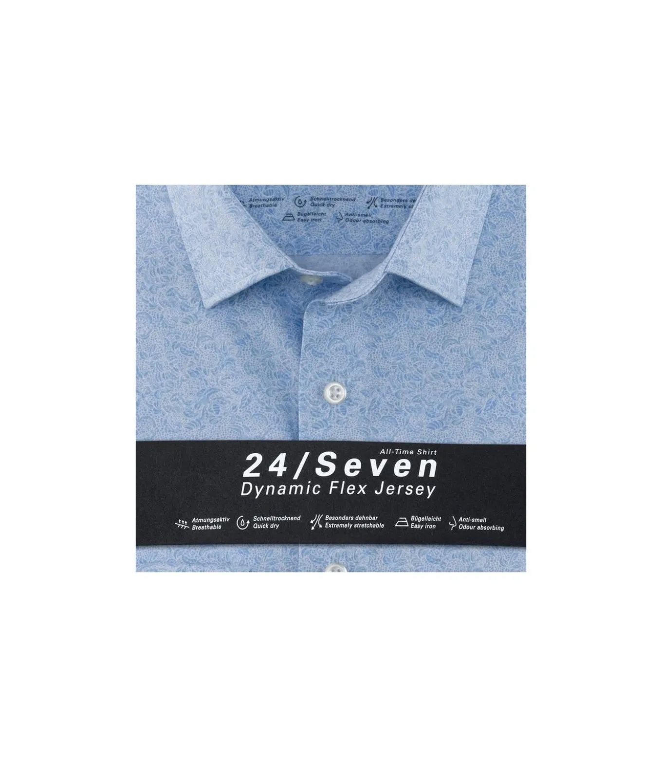 Overhemd 24/7 Modern Fit Print