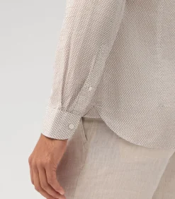 Overhemd Level 5 Body Fit Beige