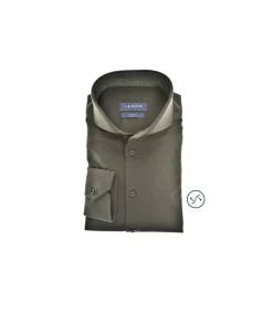 Overhemd Modern Fit Jersey Groen
