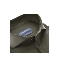 Overhemd Modern Fit Jersey Groen