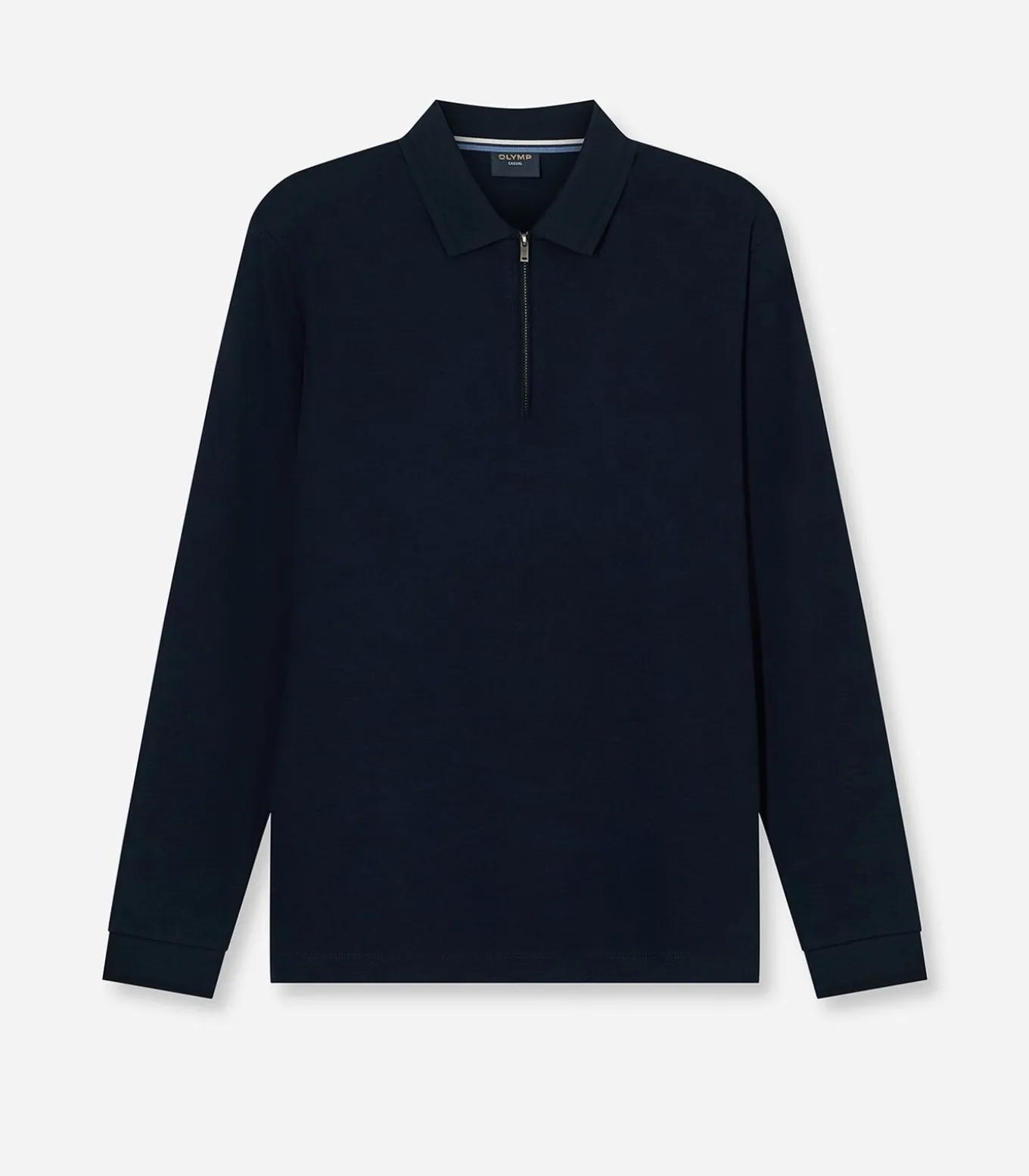 Overhemd Zip Pullover Marine