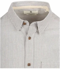 Overhemd Akkonrad Streep Beige