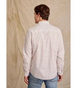 Overhemd met lange mouwen en geometrisch patroon