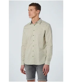 Overhemd Print Groen