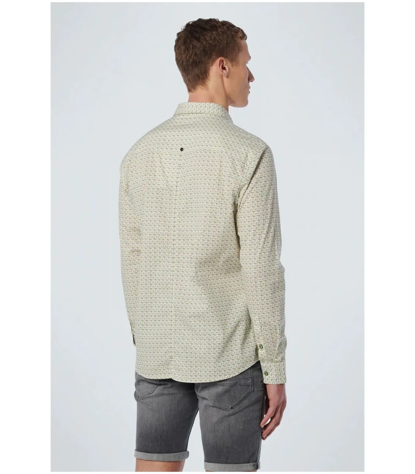 Overhemd Print Groen