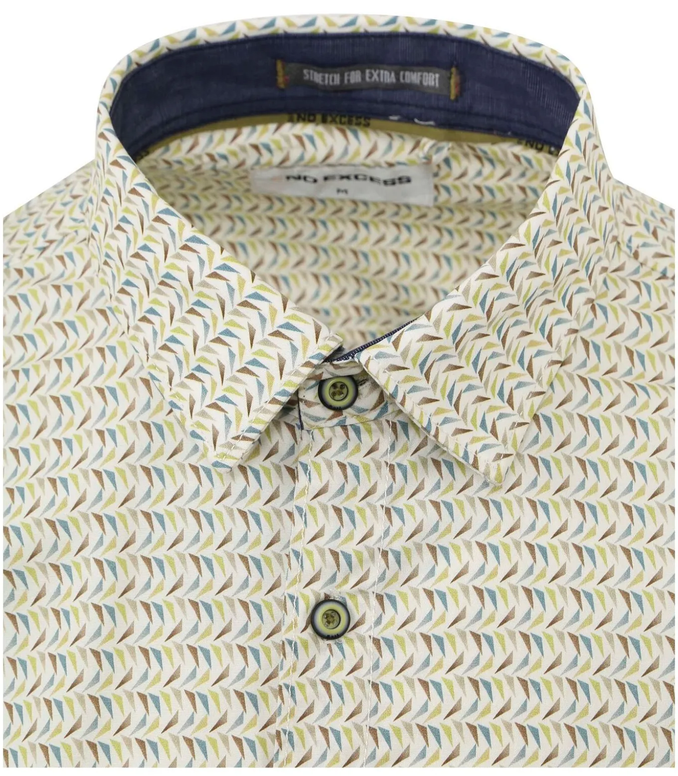 Overhemd Print Groen