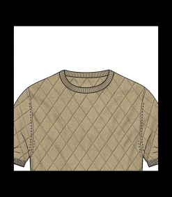 Overhemd pullover T-shirt jersey beige