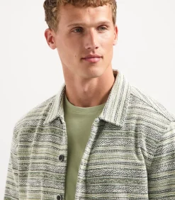 Overshirt in gebreide stof
