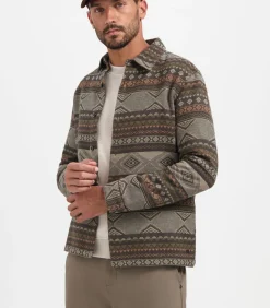 Overshirt in jacquardstof
