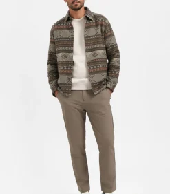 Overshirt in jacquardstof