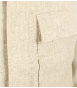 Overshirt Linnen Blend Beige