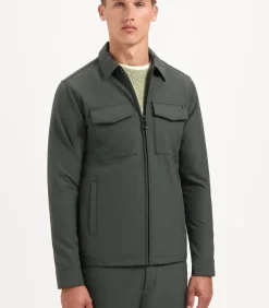 Overshirt met rits in travel Sedoc kwaliteit