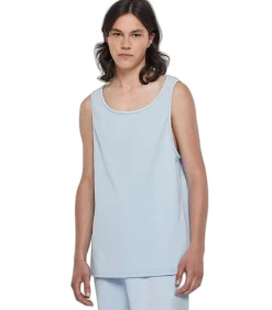 Oversized zuurgewassen tank top