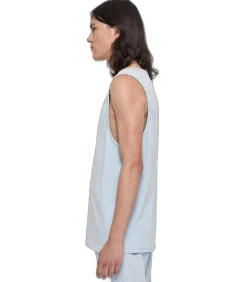 Oversized zuurgewassen tank top